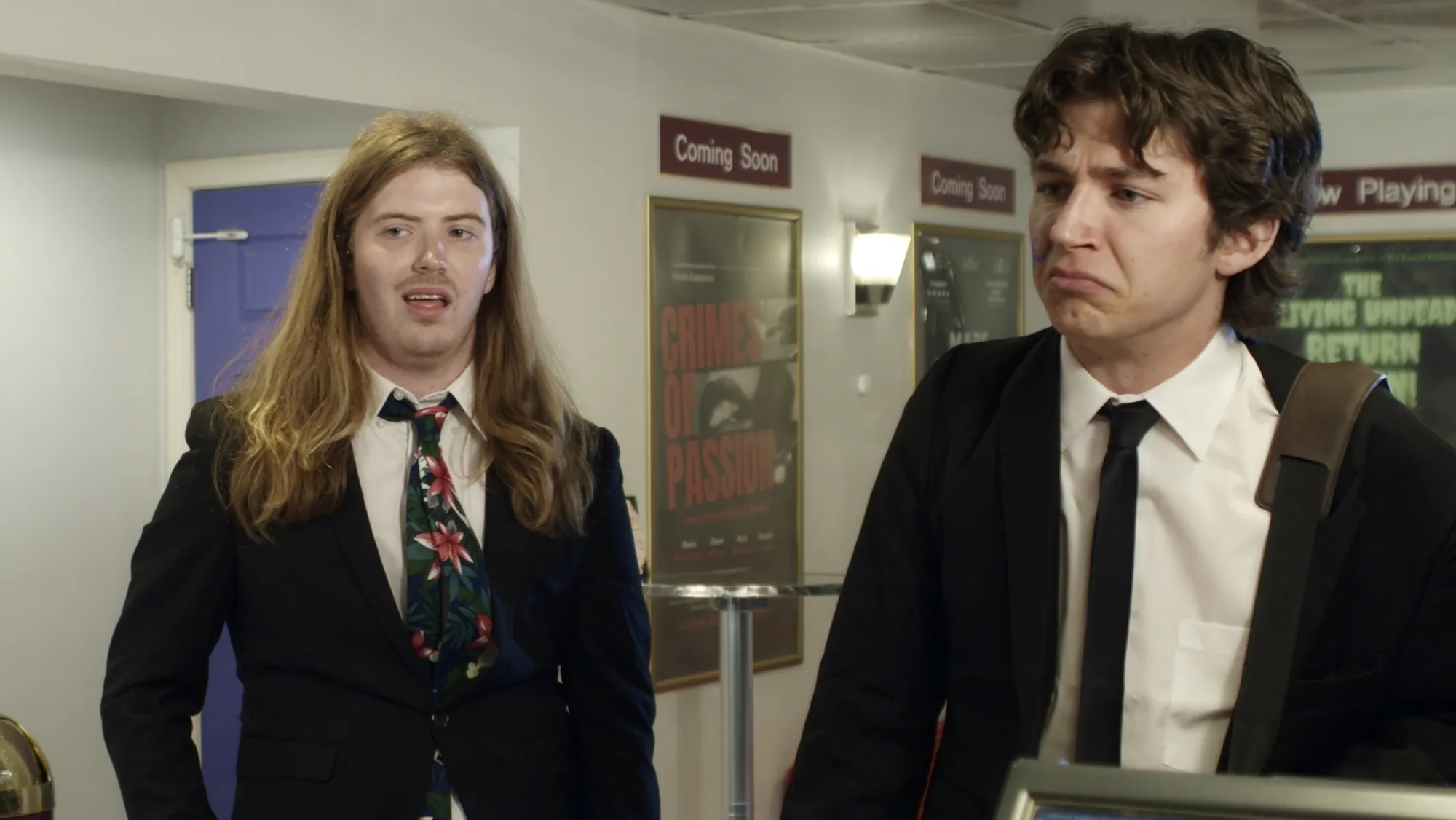 Still from Rendezvous, a comedy crime short film by Taro O'Halloran